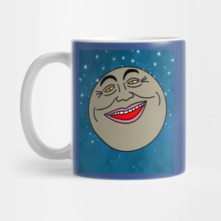 Luminous Moon Half Moon Face Mug